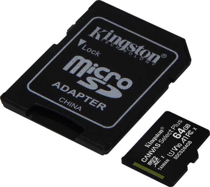 картинка Карта памяти MicroSD 64GB Class 10 UHS-I Kingston SDCS2/64GB от интернет-магазина itsklad.kz