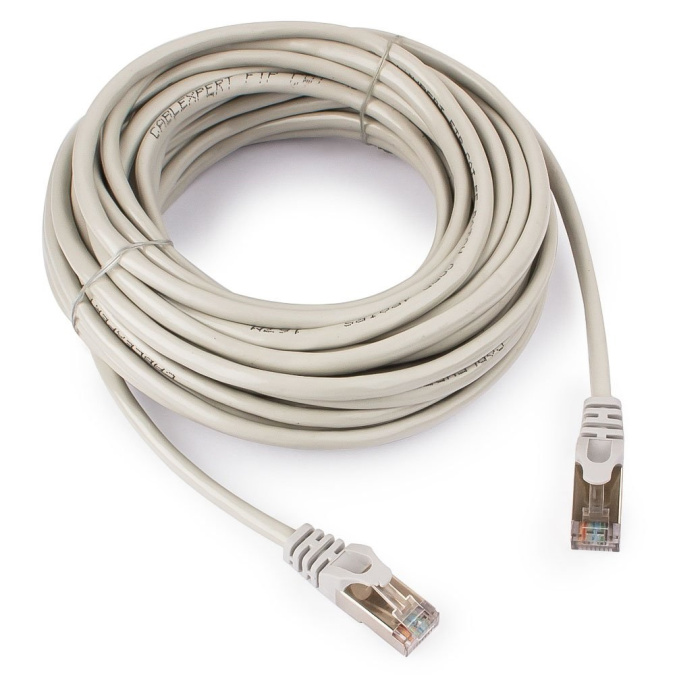 картинка Патч-корд FTP Cablexpert PP6-3m кат.6, 3м, литой, многожильный (серый) от интернет-магазина itsklad.kz