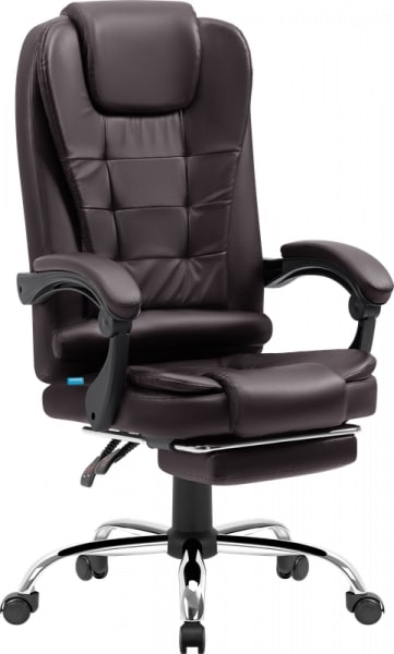 картинка Игровое кресло Defender Havana (L) вибромассаж, подставка под ноги, коричневый от интернет-магазина itsklad.kz