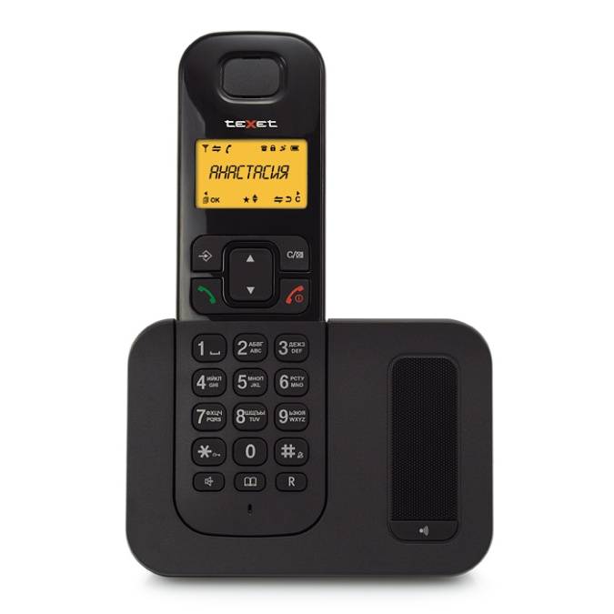 картинка Телефон беспроводной Texet TX-D6605А черный от интернет-магазина itsklad.kz