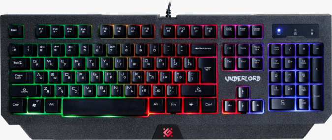 картинка Клавиатура игровая Defender Underlord GK-340L черный от интернет-магазина itsklad.kz