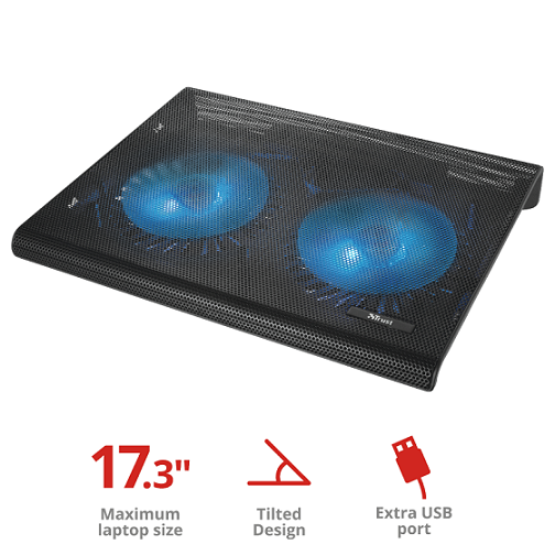 картинка Подставка для ноутбука Trust Notebook Cooling Stand Azul от интернет-магазина itsklad.kz
