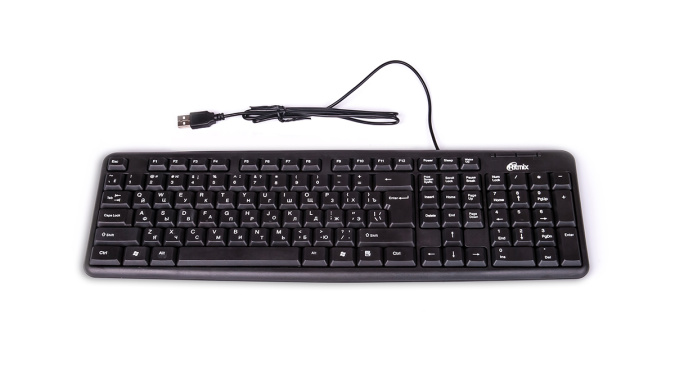 картинка Клавиатура проводная Ritmix RKB-103 черный от интернет-магазина itsklad.kz