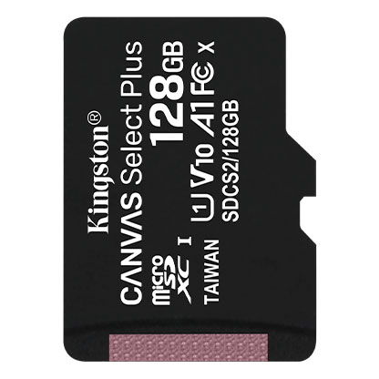 картинка Карта памяти MicroSD 128GB Class 10 UHS-I A1 C10  Kingston SDCS2/128GBSP от интернет-магазина itsklad.kz