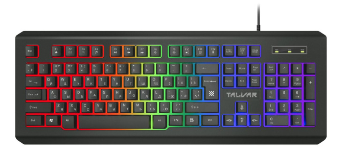 картинка Клавиатура игровая Defender Talvar GK-558 RU черный от интернет-магазина itsklad.kz