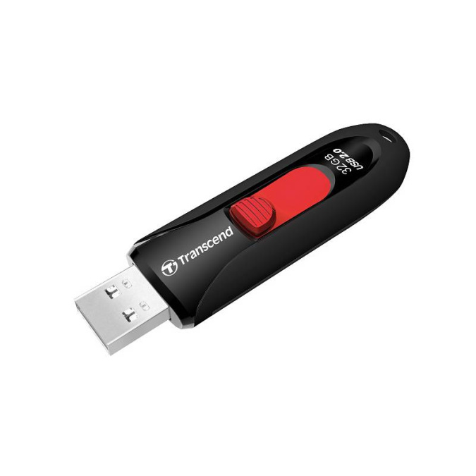 картинка USB Флеш 32GB 2.0 Transcend TS32GJF590K черный от интернет-магазина itsklad.kz
