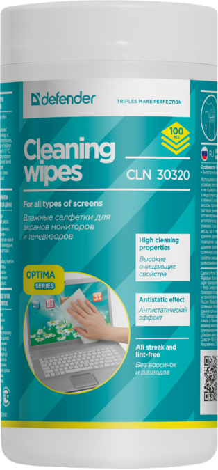картинка Чистящее ср-во для техники IT Defender CLN 30320 100шт, туба от интернет-магазина itsklad.kz