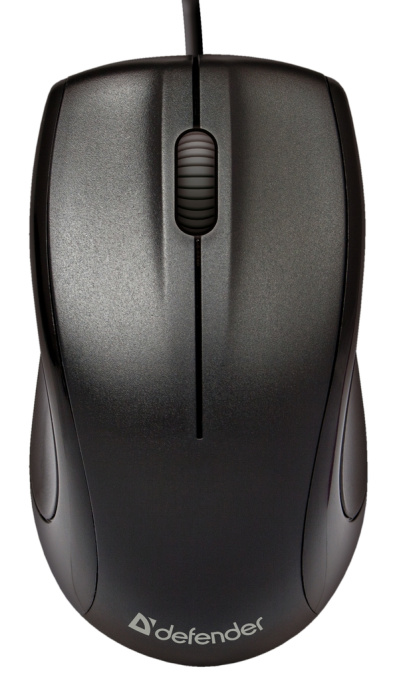 картинка Мышь проводная Defender Optimum MB-150 PS/2 черный от интернет-магазина itsklad.kz