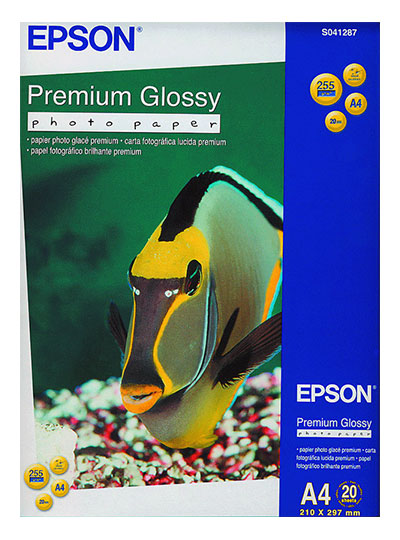 картинка Фотобумага A4 Epson C13S041287 20 Л. 255 Г/М2 Premium Glossy от интернет-магазина itsklad.kz