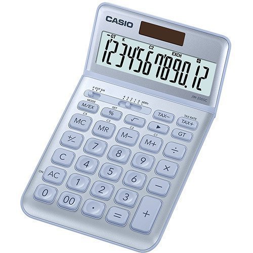 картинка Калькулятор настольный CASIO JW-200SC-BU-S-EP от интернет-магазина itsklad.kz