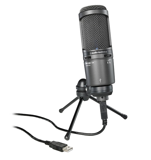 картинка Студийный микрофон Audio-Technica AT2020USB+ черный от интернет-магазина itsklad.kz