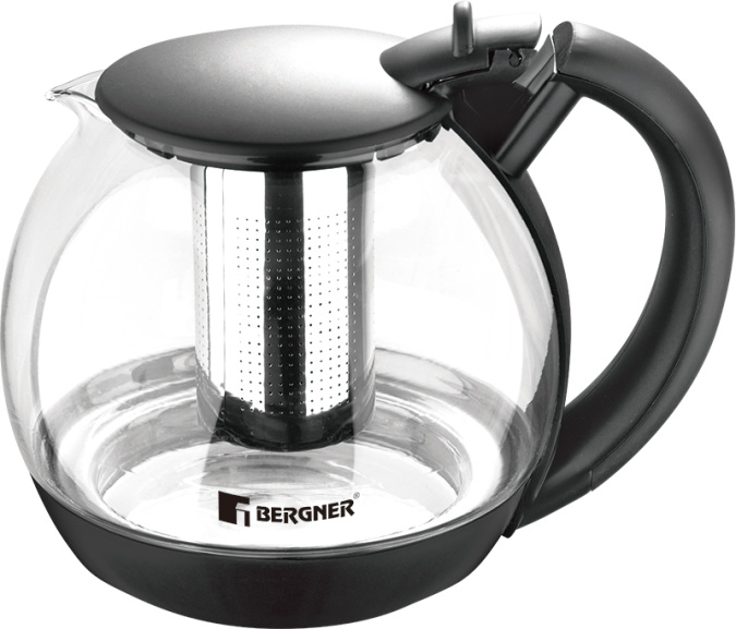 картинка Чайник заварочный Bergner BG-38348-BK от интернет-магазина itsklad.kz