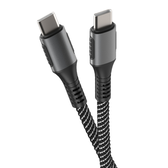 картинка Кабель Olmio PD USB 2.0 Type-C - Type-C  1.2 Power Delivery черный от интернет-магазина itsklad.kz