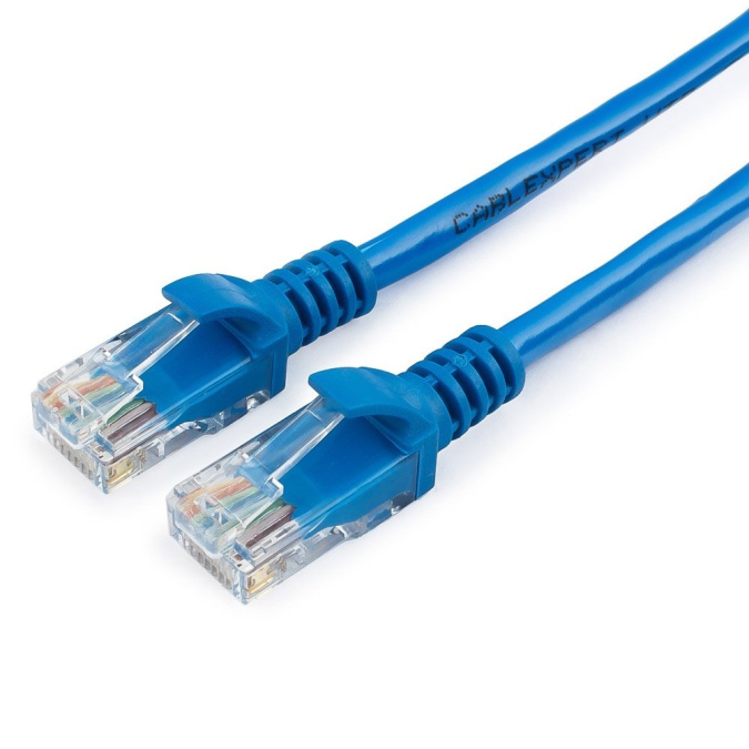картинка Патч-корд UTP Cablexpert PP12-15M/B кат.5e, 15м, литой, многожильный (синий) от интернет-магазина itsklad.kz