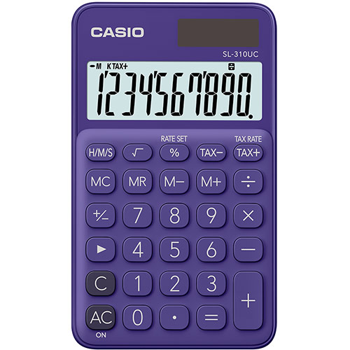 картинка Калькулятор карманный CASIO SL-310UC-PL-W-EC от интернет-магазина itsklad.kz