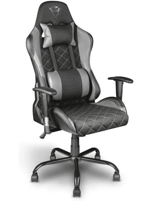 картинка Игровое кресло Trust GXT 707G Resto серый от интернет-магазина itsklad.kz