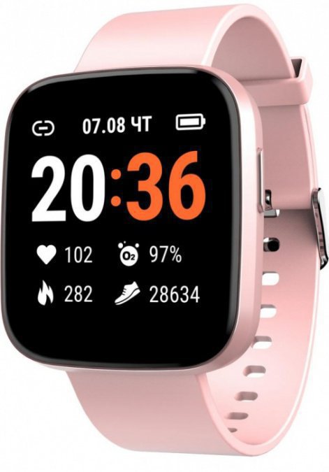 картинка Смарт часы Geozon Marathon розовый от интернет-магазина itsklad.kz