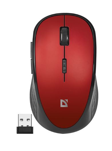 картинка Мышь беспроводная Defender Hit MM-415 красный от интернет-магазина itsklad.kz