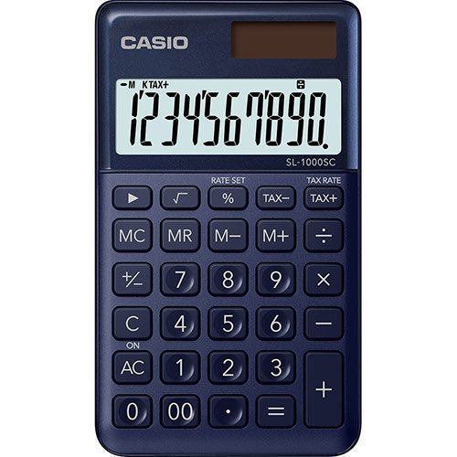 картинка Калькулятор карманный CASIO SL-1000SC-NY-W-EP от интернет-магазина itsklad.kz