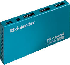картинка Разветвитель Defender Septima Slim USB2.0, 7портов HUB от интернет-магазина itsklad.kz