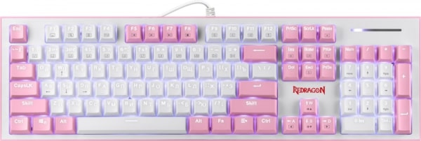 картинка Клавиатура игровая механическая Redragon Hades, розовый от интернет-магазина itsklad.kz