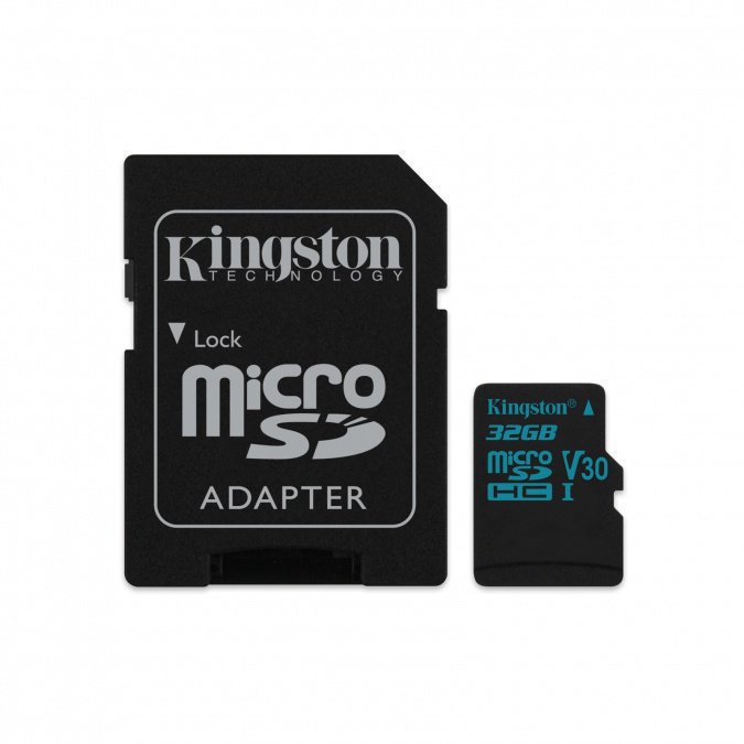 картинка Карта памяти MicroSD 32GB Class 10 U3 Kingston SDCG2/32GB от интернет-магазина itsklad.kz