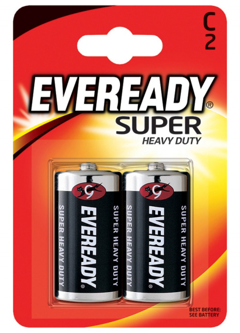 картинка Элемент питания R14-C Eveready SHD 2 штуки в блистере от интернет-магазина itsklad.kz