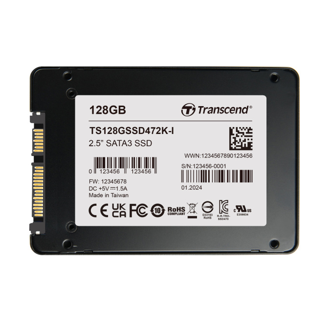 картинка Жесткий диск SSD  Transcend TS128GSSD472KI-VS1 от интернет-магазина itsklad.kz