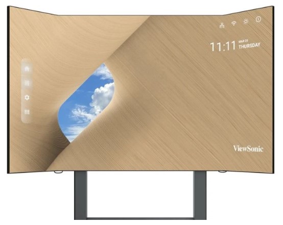 картинка Складной коммерческий дисплей Viewsonic 138" LDS138-151 черный от интернет-магазина itsklad.kz
