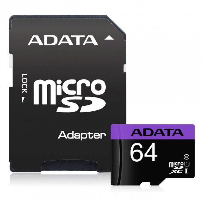 картинка Карта памяти MicroSD 128GB Class 10 A1 ADATA AUSDX128GUICL10A1-RA1 от интернет-магазина itsklad.kz