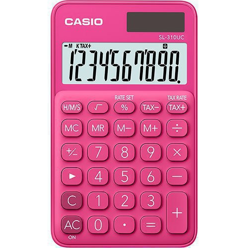 картинка Калькулятор карманный CASIO SL-310UC-RD-W-EC от интернет-магазина itsklad.kz