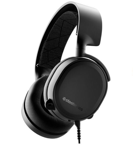 картинка Наушники-гарнитура игровые SteelSeries Arctis 3 61503 черный от интернет-магазина itsklad.kz