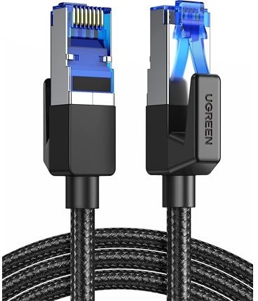 картинка Патч-корд FTP Ugreen NW153 кат. 8, 5м, черный от интернет-магазина itsklad.kz