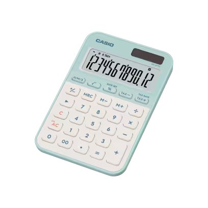 картинка Калькулятор настольный CASIO MS-20YC-LG-W-EP светло-зеленый от интернет-магазина itsklad.kz