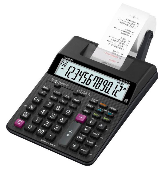 картинка Калькулятор печатающий CASIO HR-150RCE-WA-EC от интернет-магазина itsklad.kz