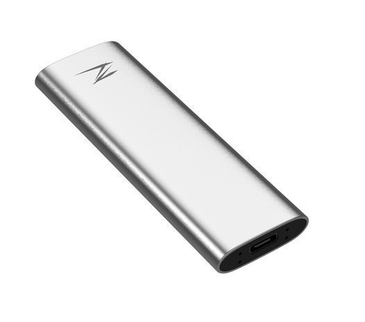 картинка Жесткий диск SSD внешний 250GB Netac ZSLIM/250GB серебро от интернет-магазина itsklad.kz