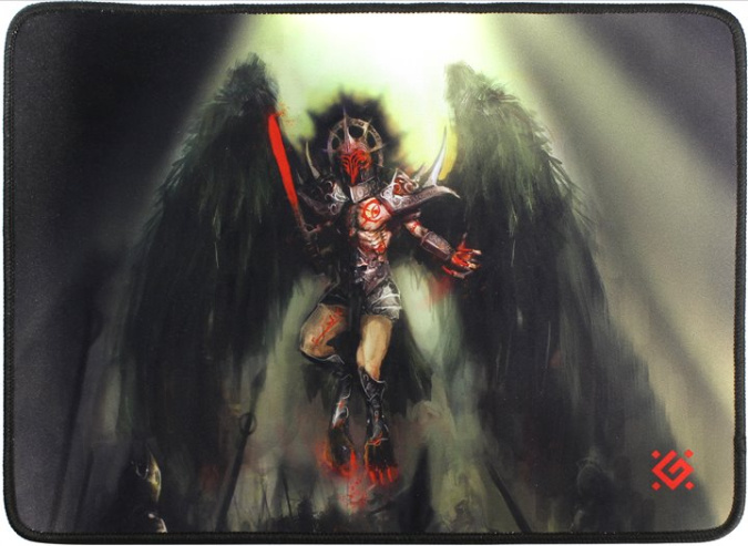картинка Коврик для мышки игровой Defender Angel of Death M 360x270x3 мм, ткань+резина от интернет-магазина itsklad.kz