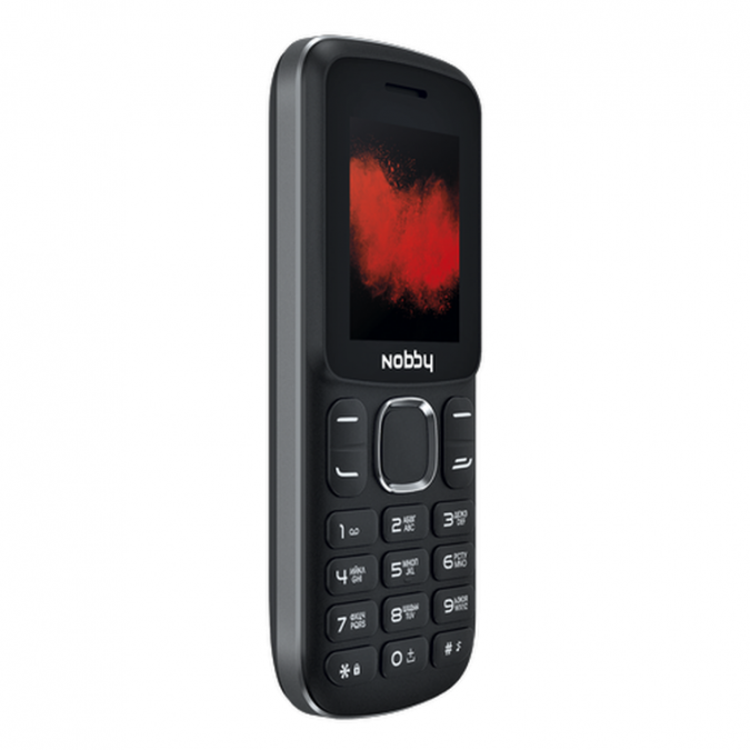 картинка Мобильный телефон Nobby 101 серо-черный от интернет-магазина itsklad.kz