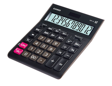 картинка Калькулятор настольный CASIO GR-12-W-EP от интернет-магазина itsklad.kz