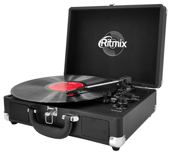 картинка Проигрыватель виниловый Ritmix LP-120B черный от интернет-магазина itsklad.kz