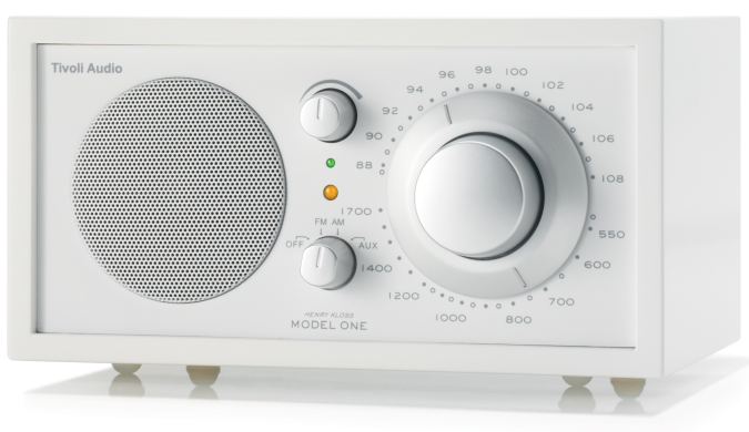 картинка Радиоприемник Tivoli Model One Цвет: Белый [White] от интернет-магазина itsklad.kz