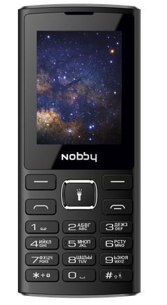 картинка Мобильный телефон Nobby 210 черно-серый от интернет-магазина itsklad.kz