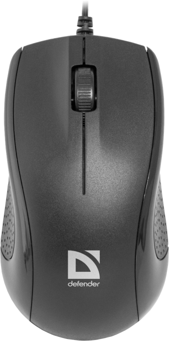 картинка Мышь проводная Defender Optimum MB-160, черный от интернет-магазина itsklad.kz