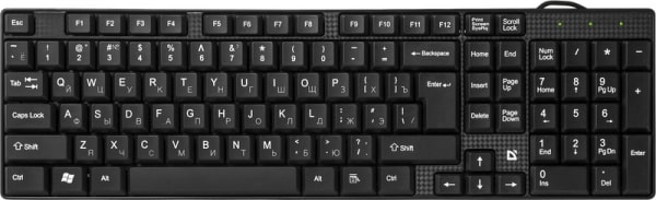 картинка Клавиатура проводная Defender Accent SB-720 RU черный от интернет-магазина itsklad.kz