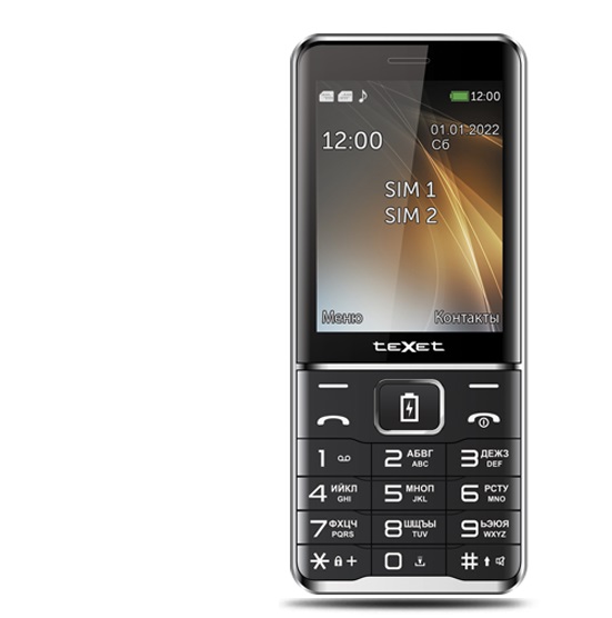 картинка Мобильный телефон Texet TM-D421 черный от интернет-магазина itsklad.kz