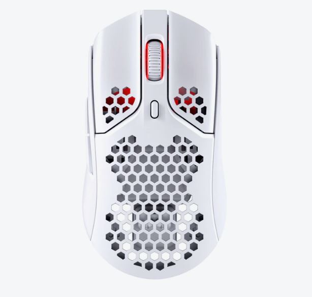 картинка Мышь игровая беспроводная HyperX Haste Wireless HMSH1-B-WT/G (4P5D8AA) белый от интернет-магазина itsklad.kz