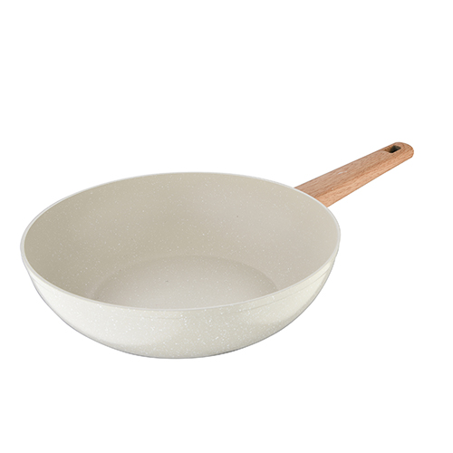 картинка Сковорода WOK Bergner Naturally BG BG-34742-CR от интернет-магазина itsklad.kz