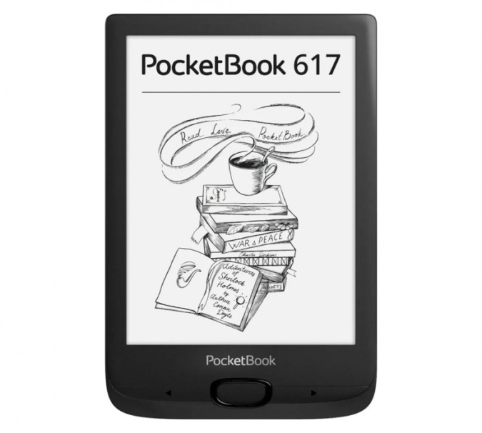 картинка Электронная книга PocketBook PB617-P-CIS черный от интернет-магазина itsklad.kz