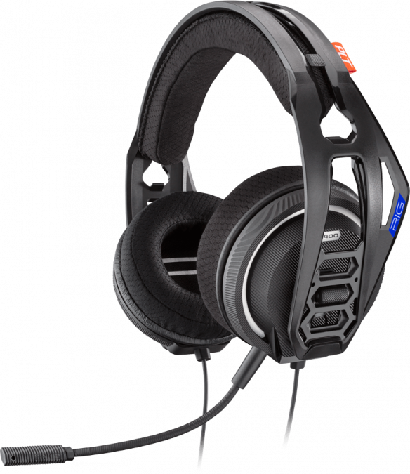 картинка Наушники-гарнитура игровые Plantronics RIG 400HS,PS4 черный от интернет-магазина itsklad.kz