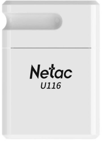 USB Флеш 64GB 2.0 Netac U116/64GB белый